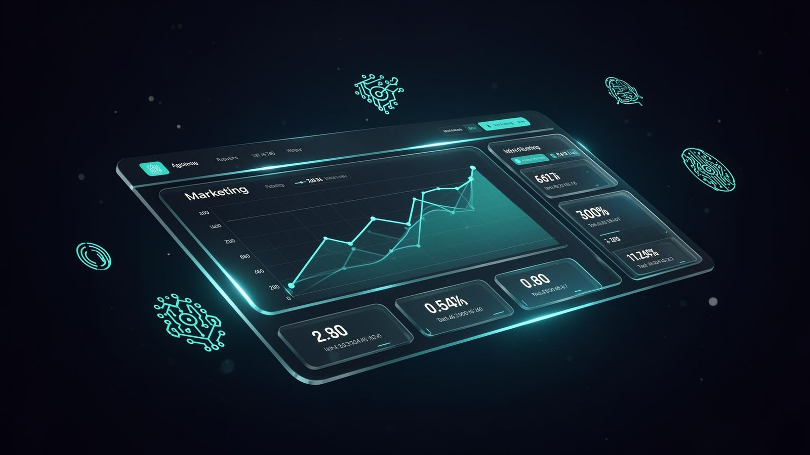Dotscube marketing & automation dashboard